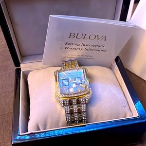 Bulova watch for sale, perfect condition barely used, paid 780